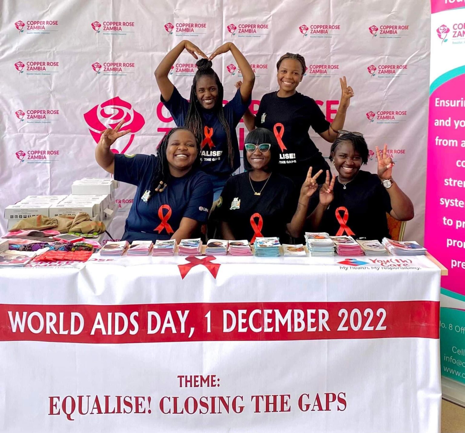 Worlds Aids Day 2022 Copper Rose Zambia 4401